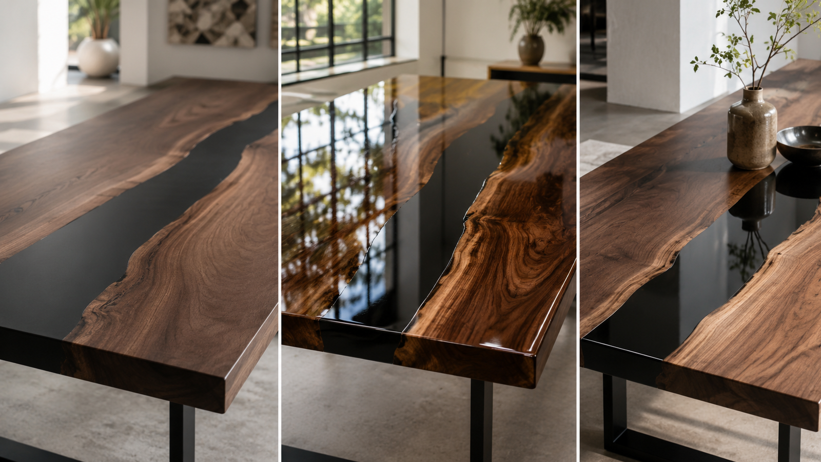 Epoxy Resin Table Finishes Explained: How to Choose Between Matte, High Gloss, and Mixed