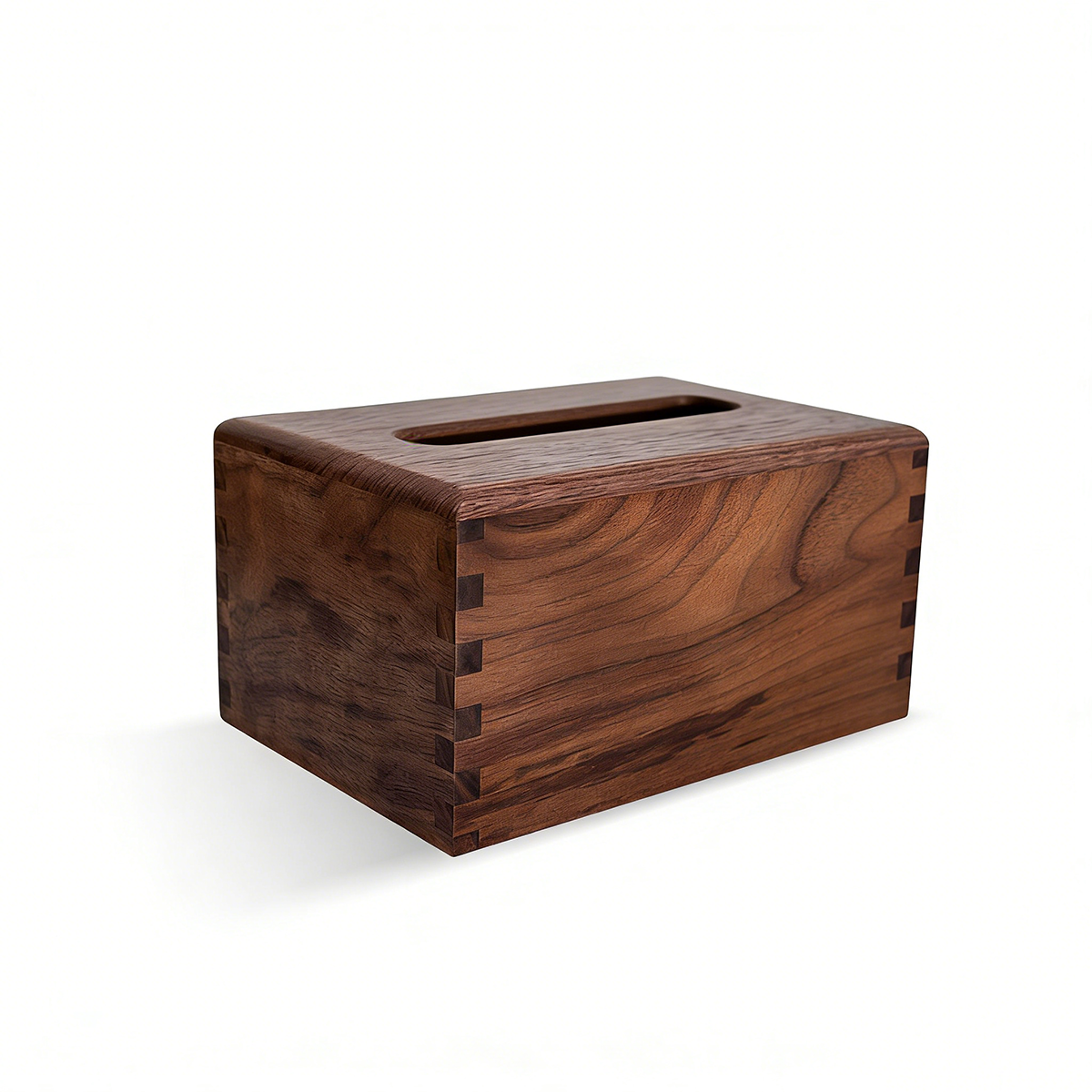 Oak Wood Resin Tissue Box