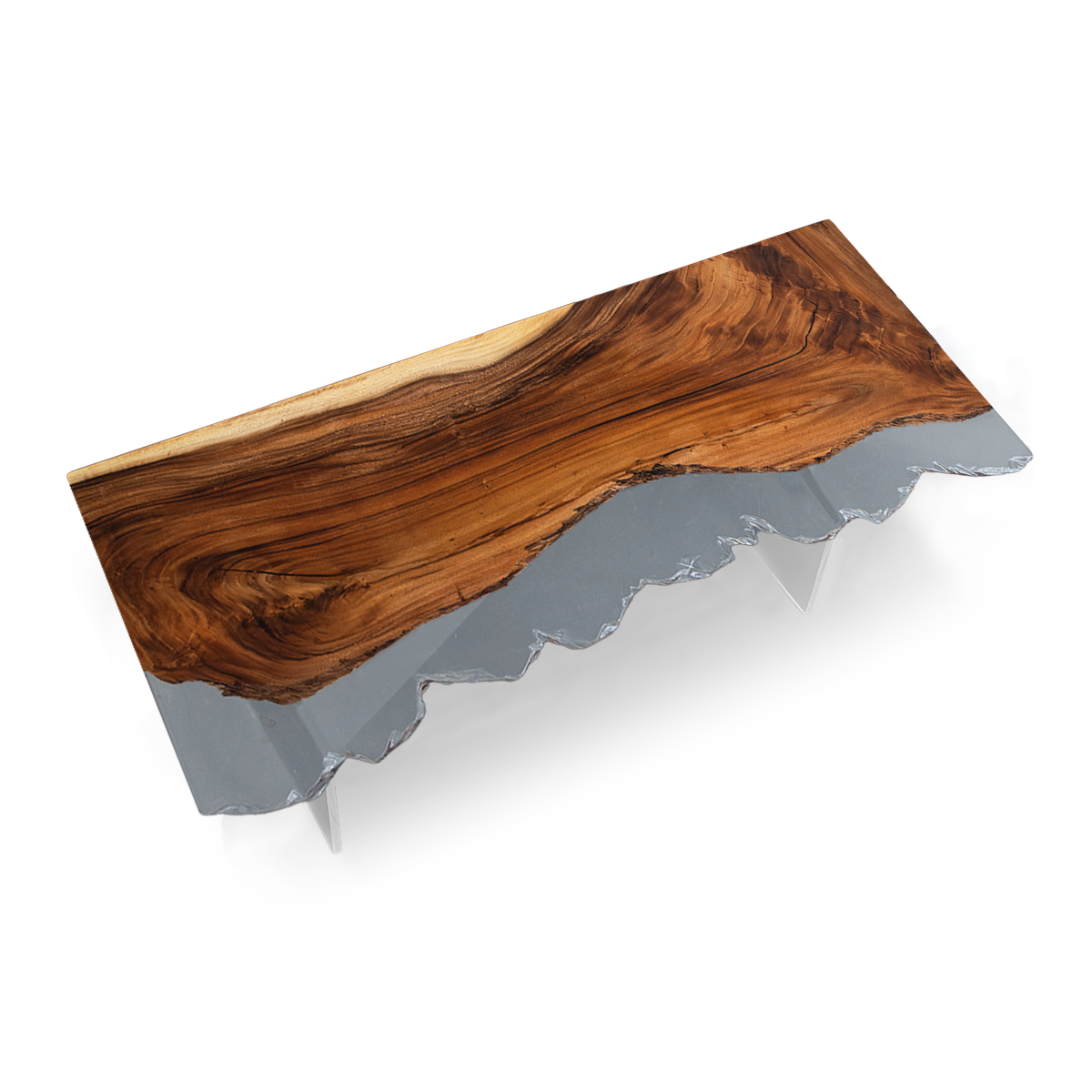 Walnut Wood Resin Conference Table