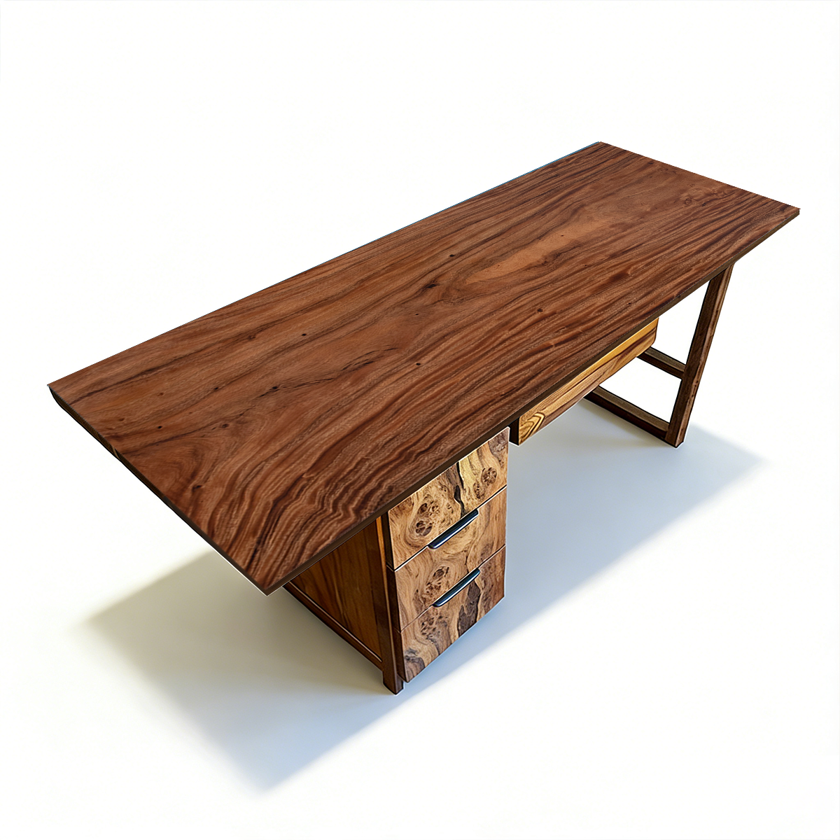 Black Walnut Wood Desk