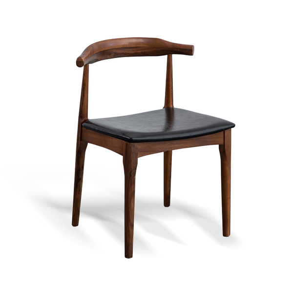 Black Walnut Wood Resin Armchair