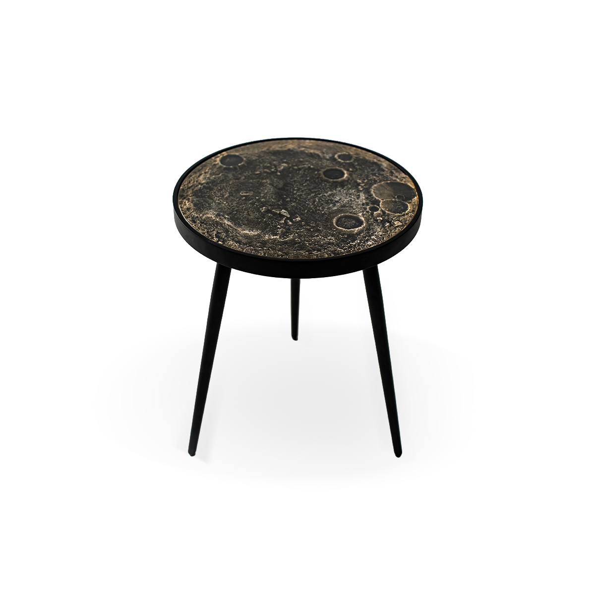 Lunar Surface Resin Luminous Table