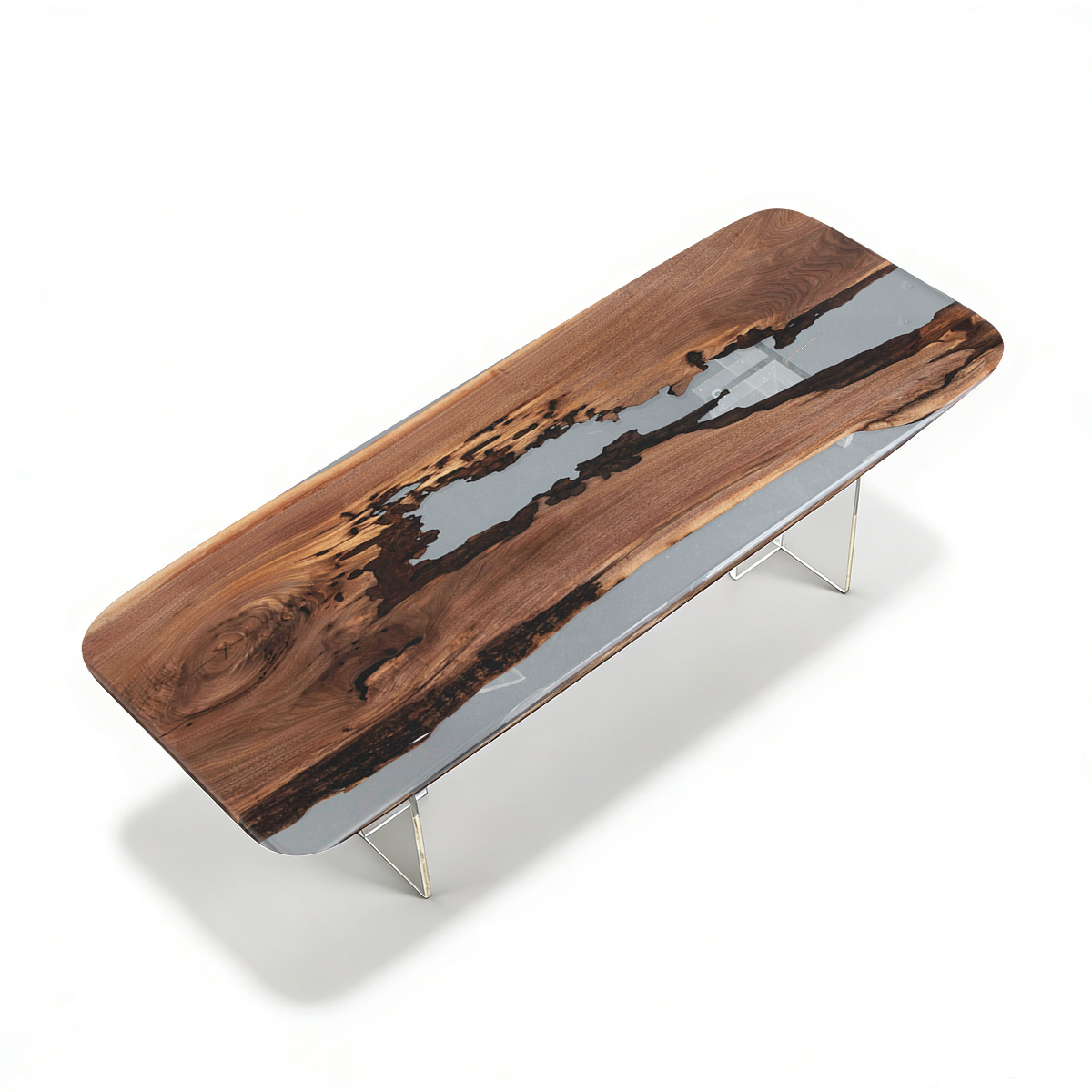 Black Walnut Wood Rectangle Conference table
