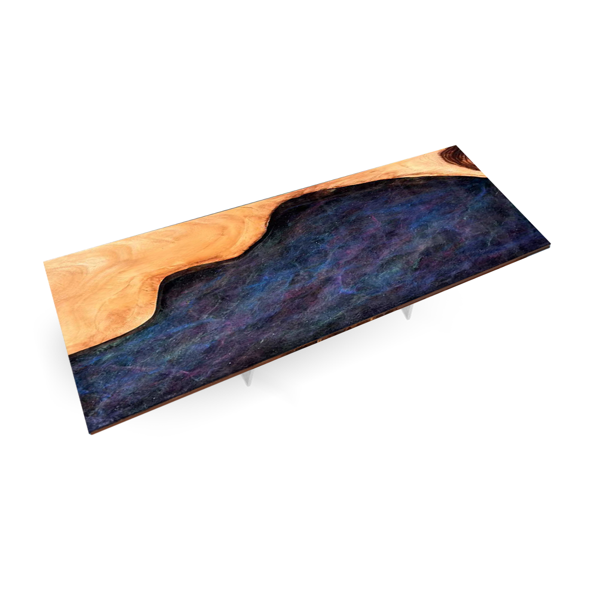 Cunninghamia Wood Sky Epoxy Resin Conference Table