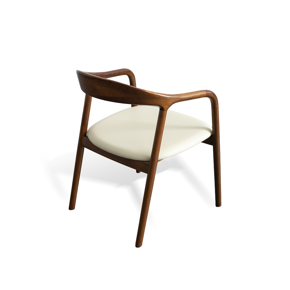 Walnut Wood Resin Armchair