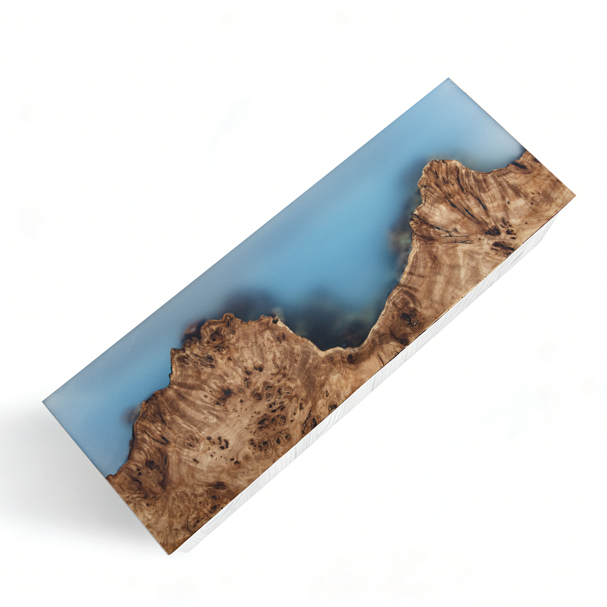 Poplar Wood Coastal Scenery Rectangle Resin Countertop