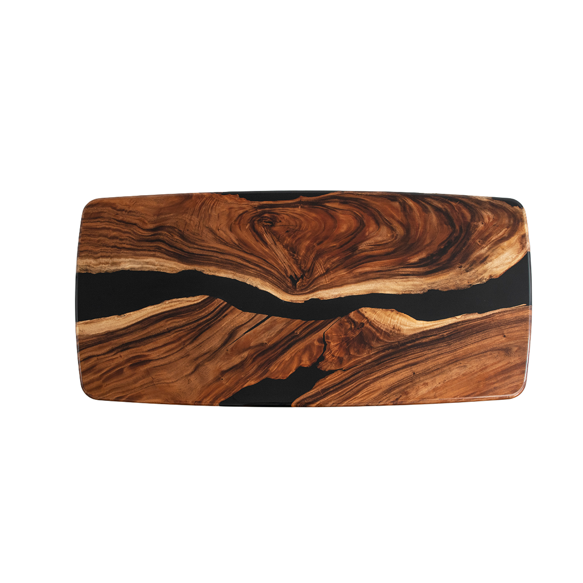 Walnut Wood Black River Conference Table