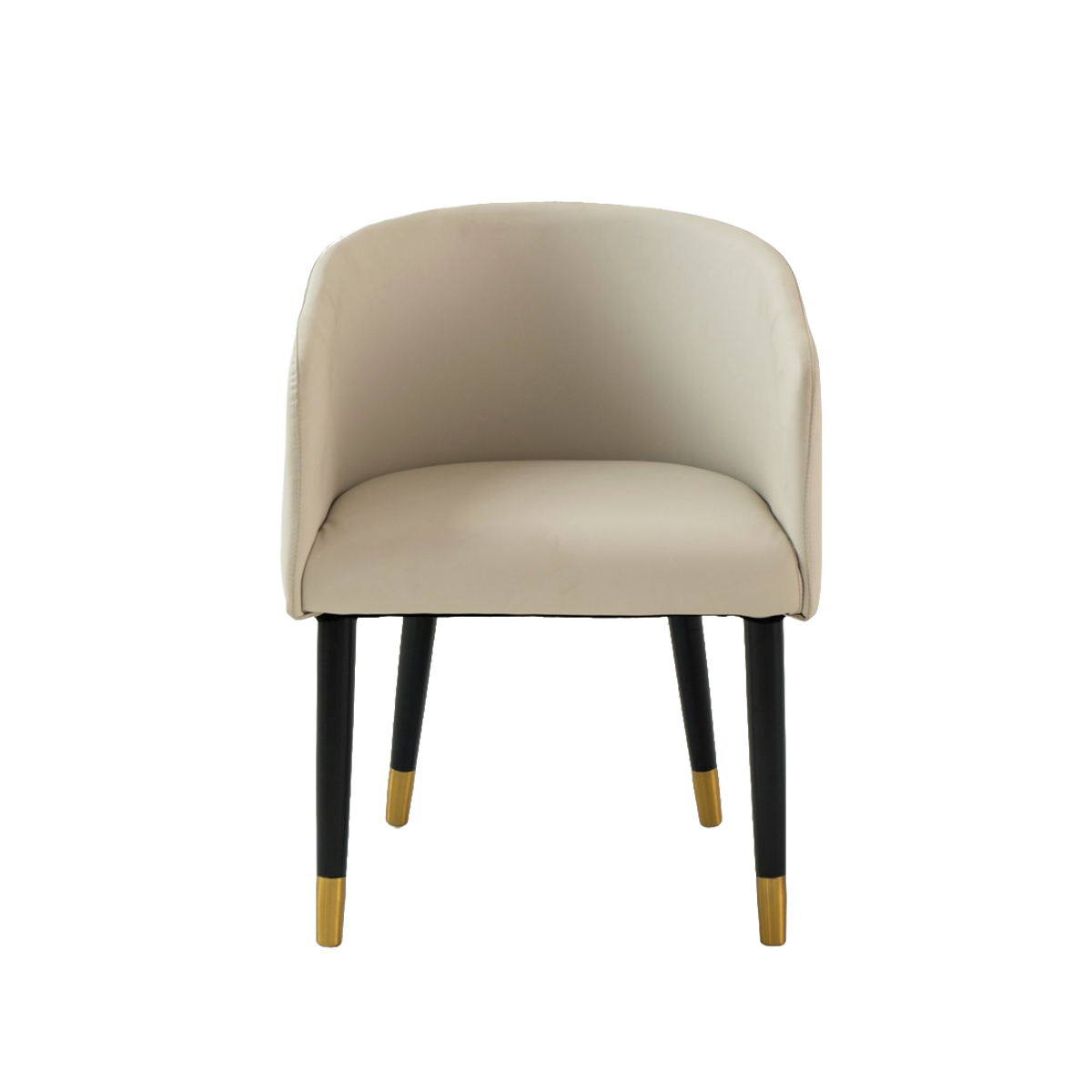 Curved Back Upholstered Chair