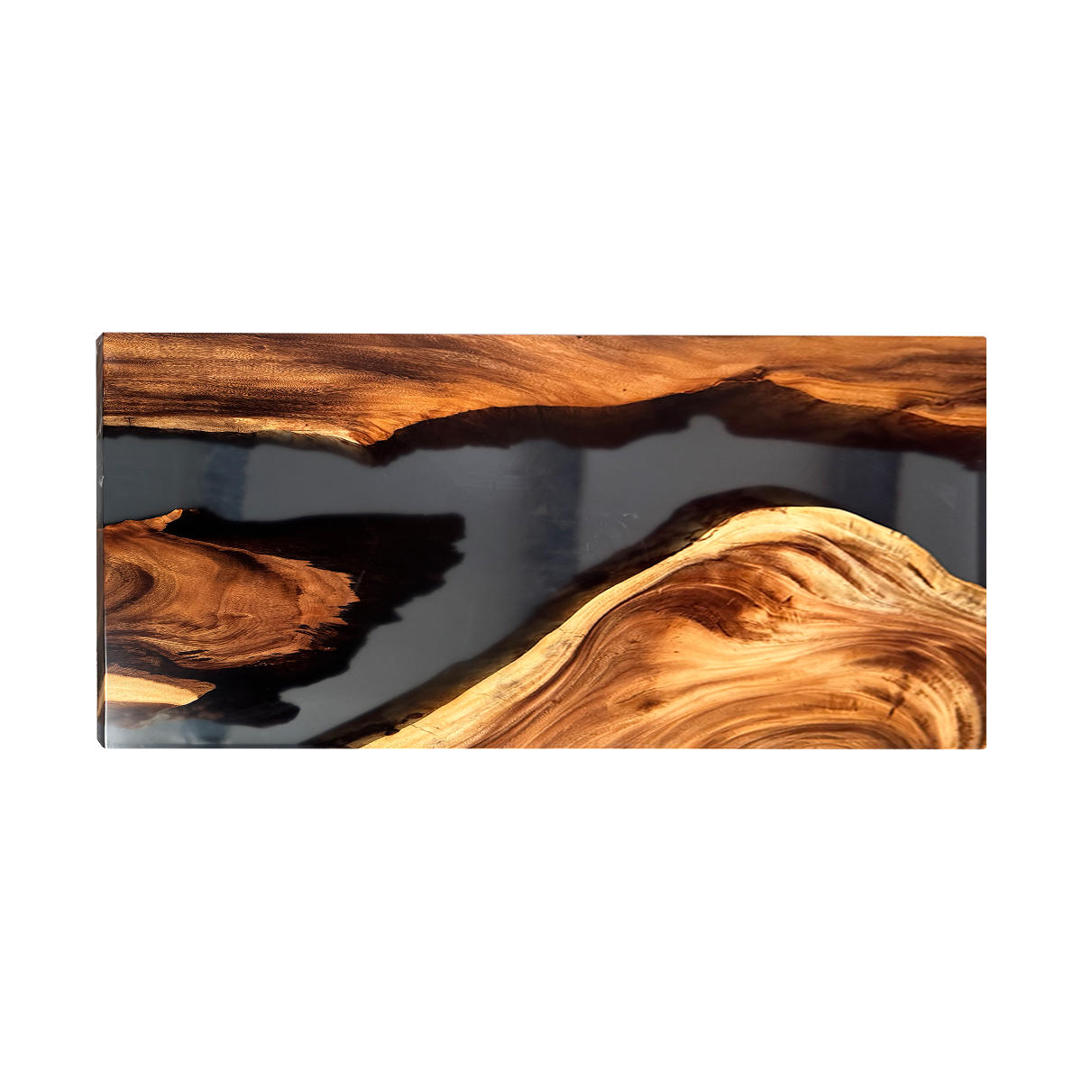Black Walnut Wood River Epoxy Resin Conference Table