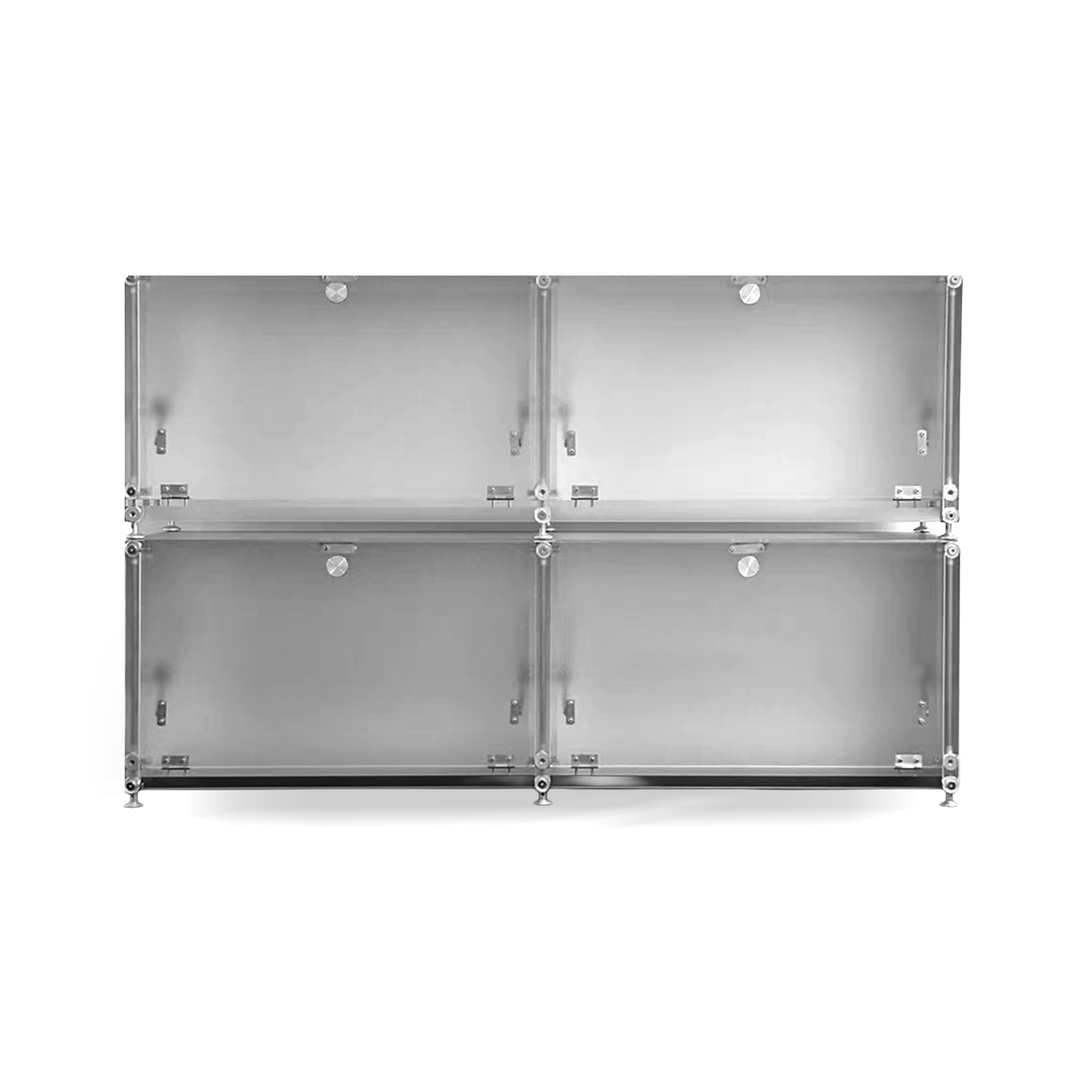 Modular Stackable Metal Cabinet System