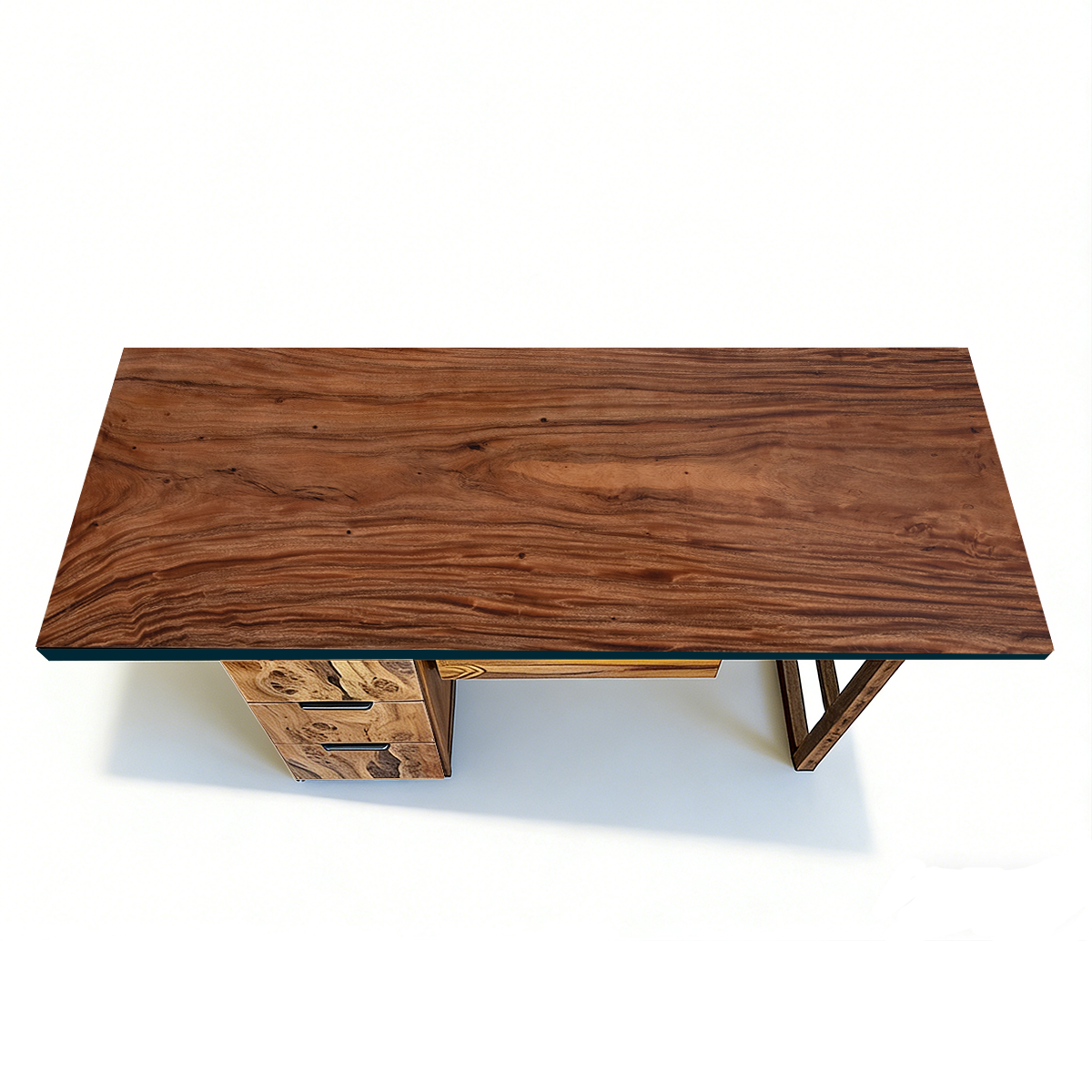 Black Walnut Wood Desk