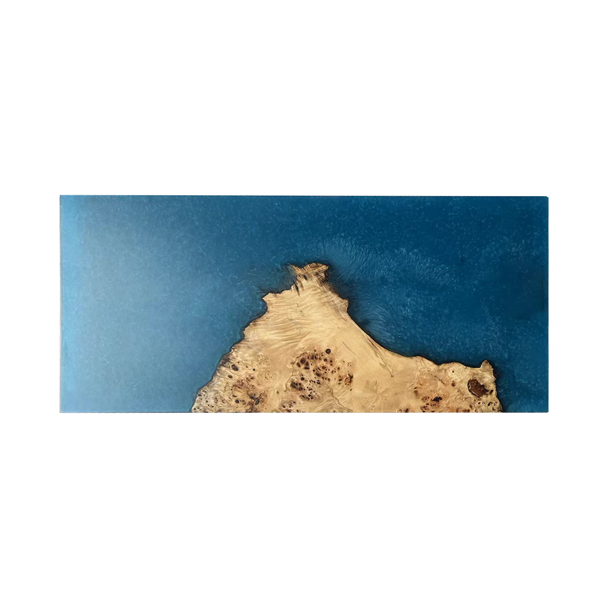 Olive Wood Blue Ocean Epoxy Resin Conference Table