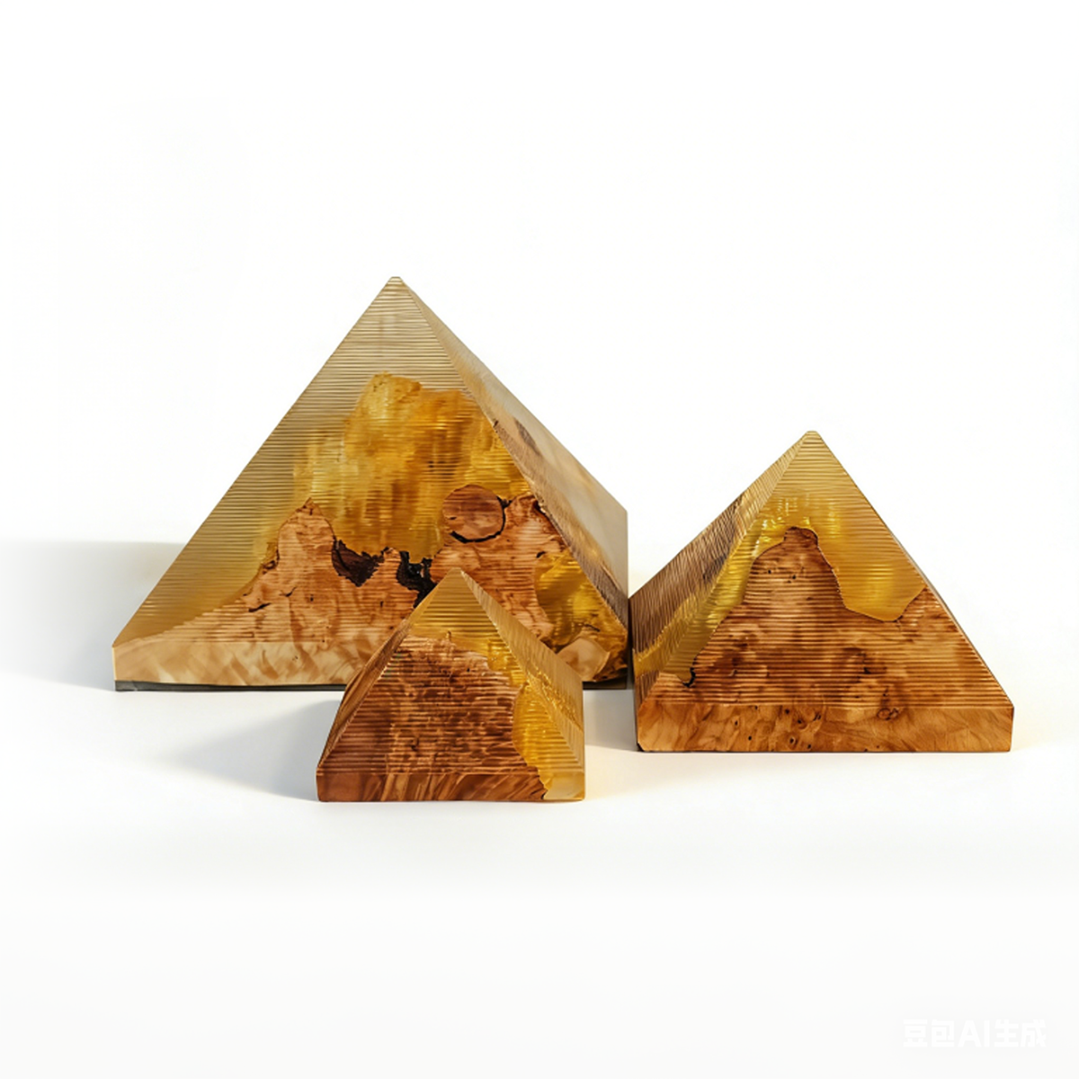 Pyramid desktop decoration