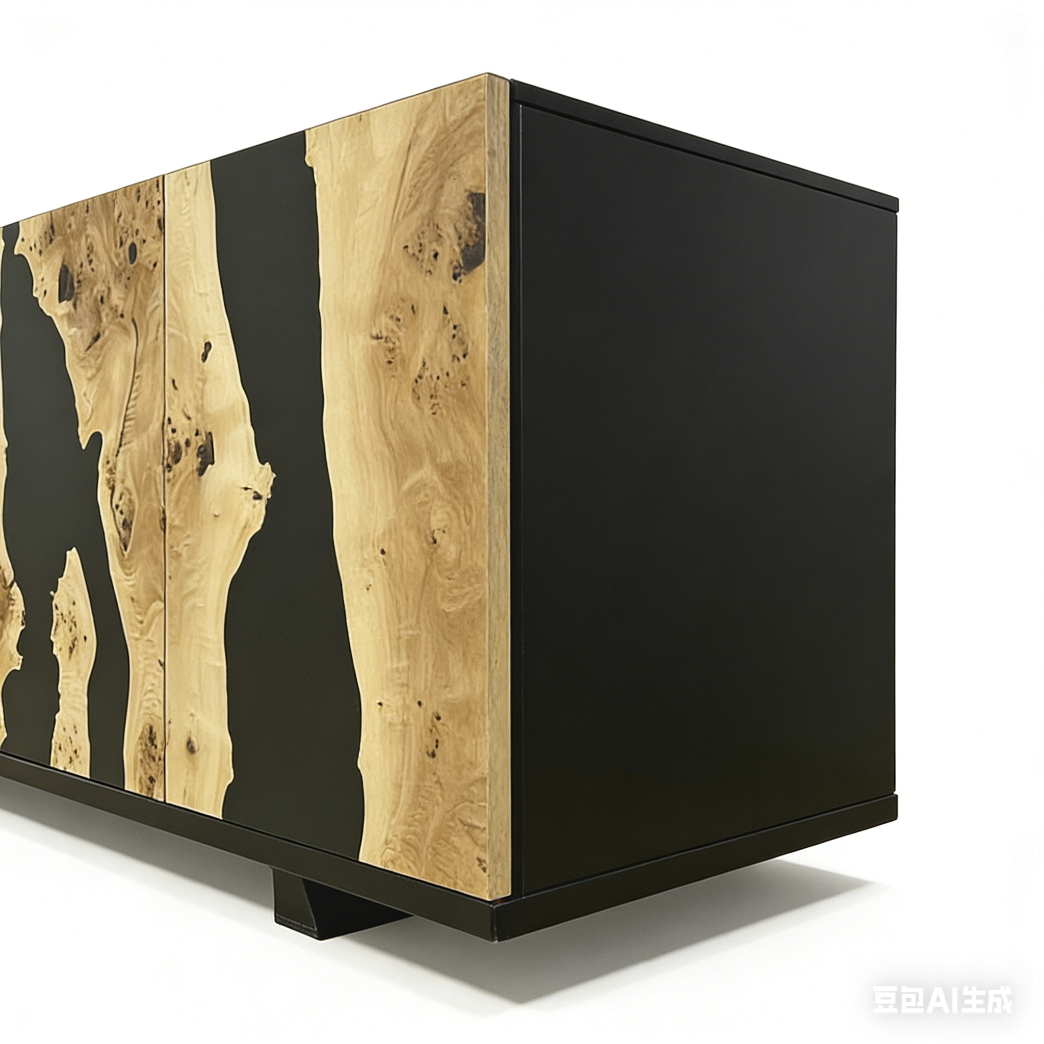 Poplar Wood Rectangle Resin Storage