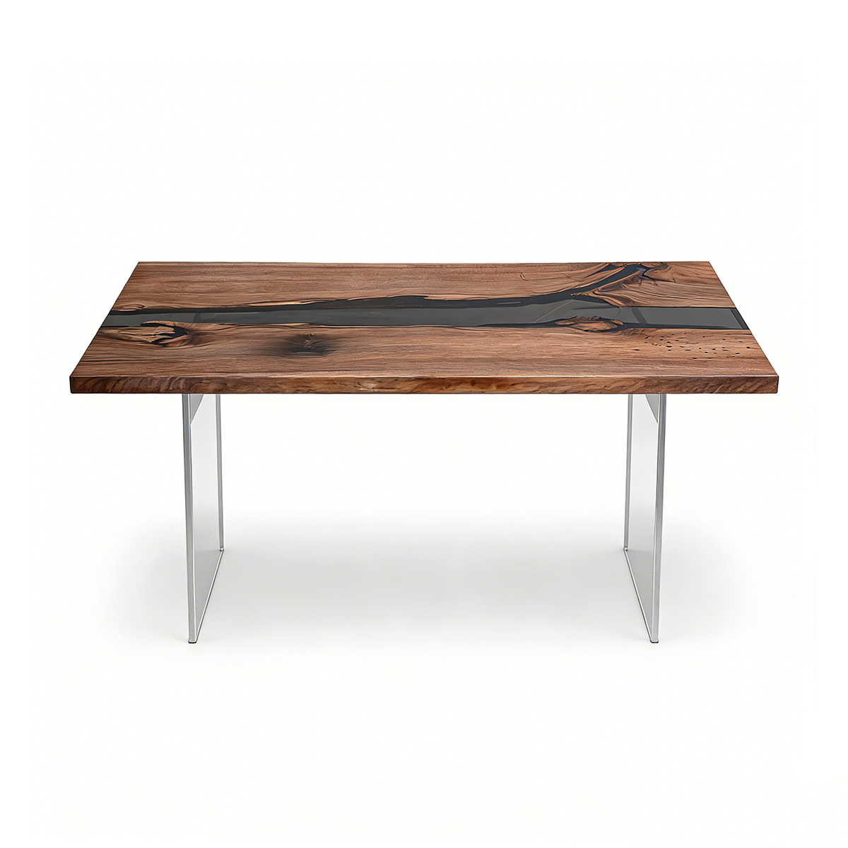 Black Walnut Resin Conference Table