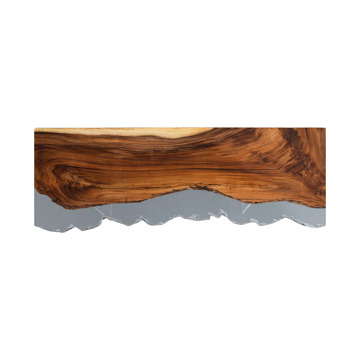 Walnut Wood Resin Conference Table