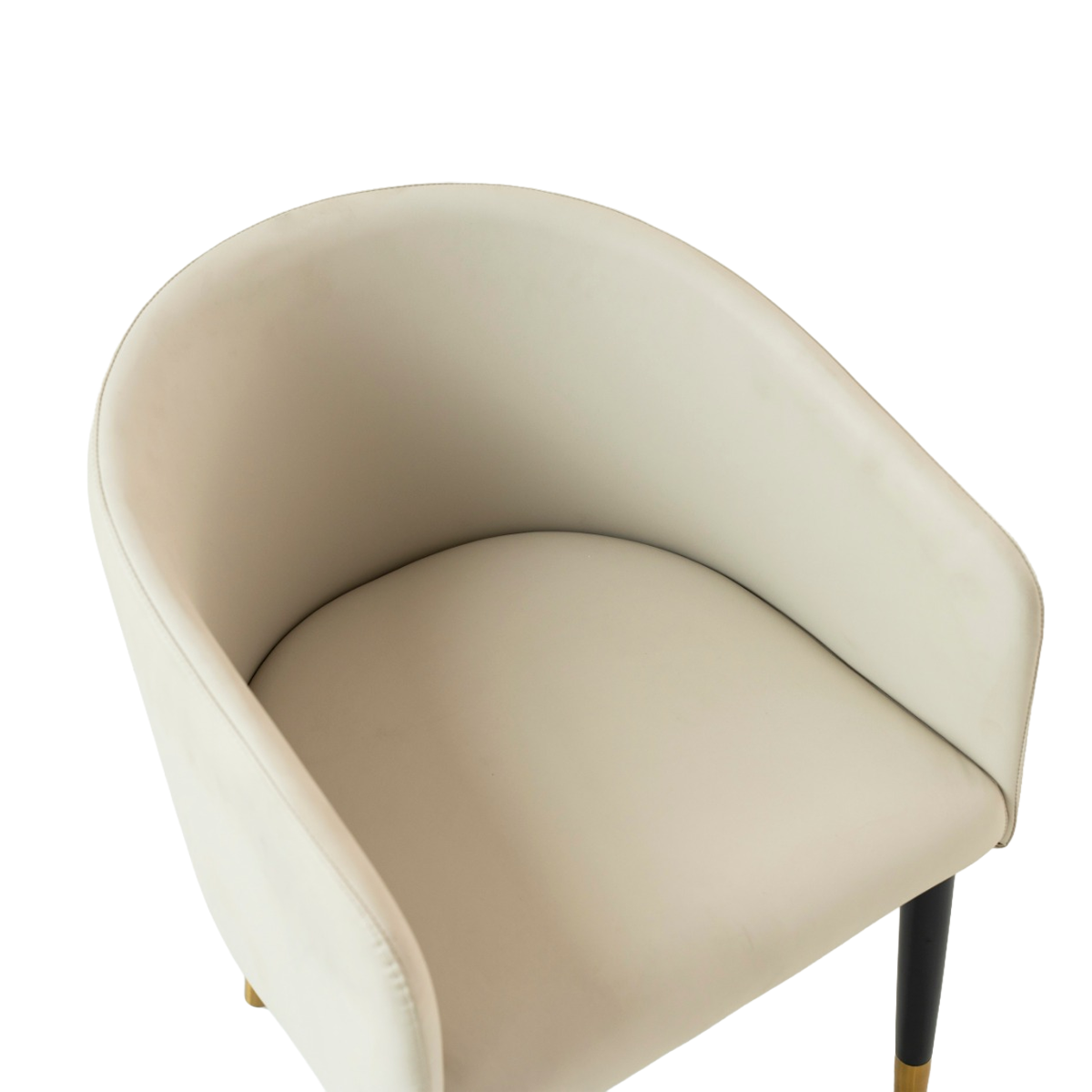 Curved Back Upholstered Chair
