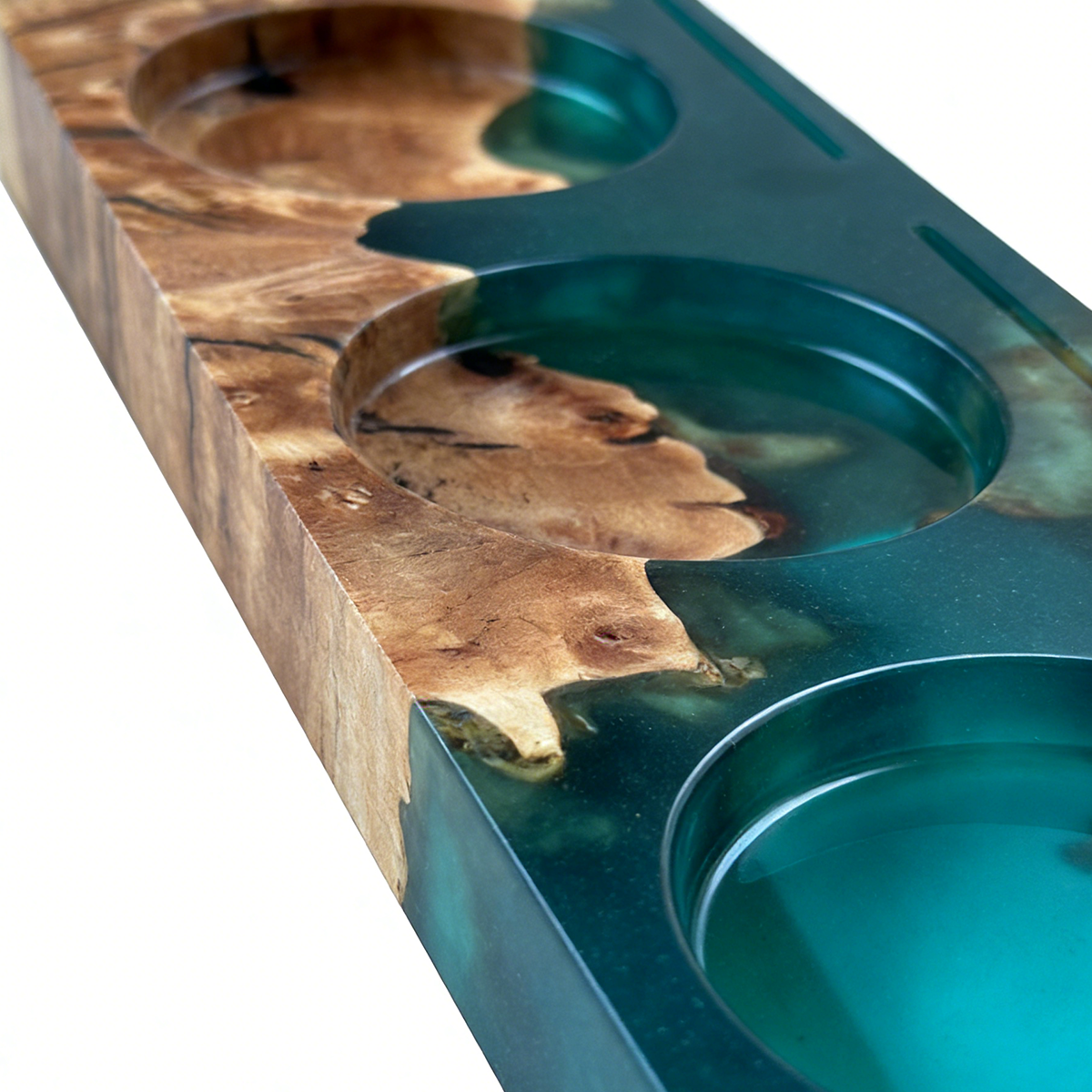 Epoxy River Tea Tray