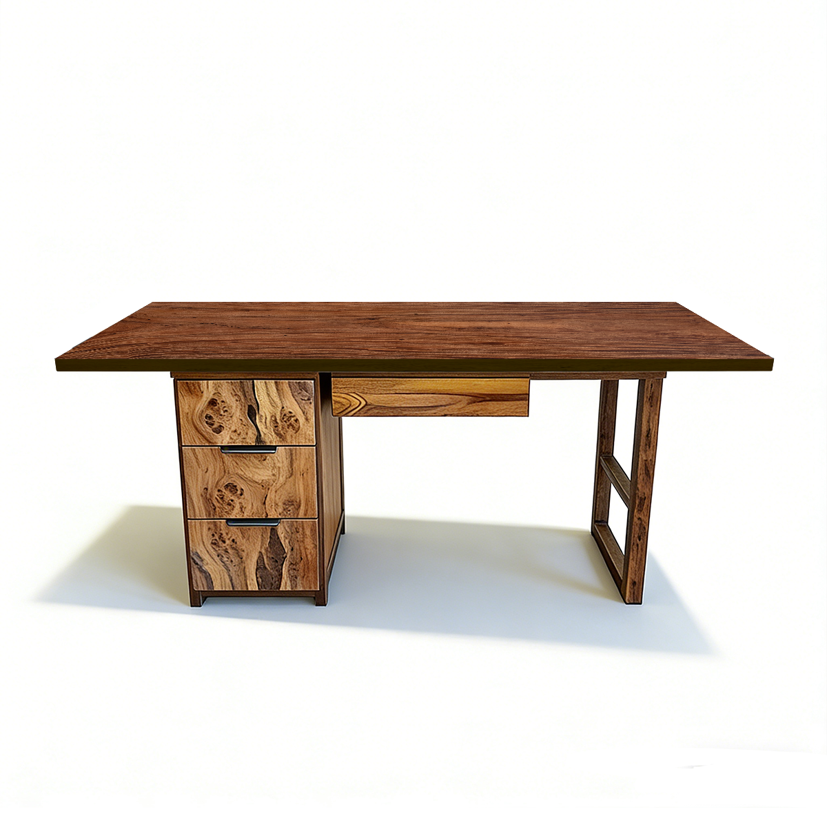Black Walnut Wood Desk