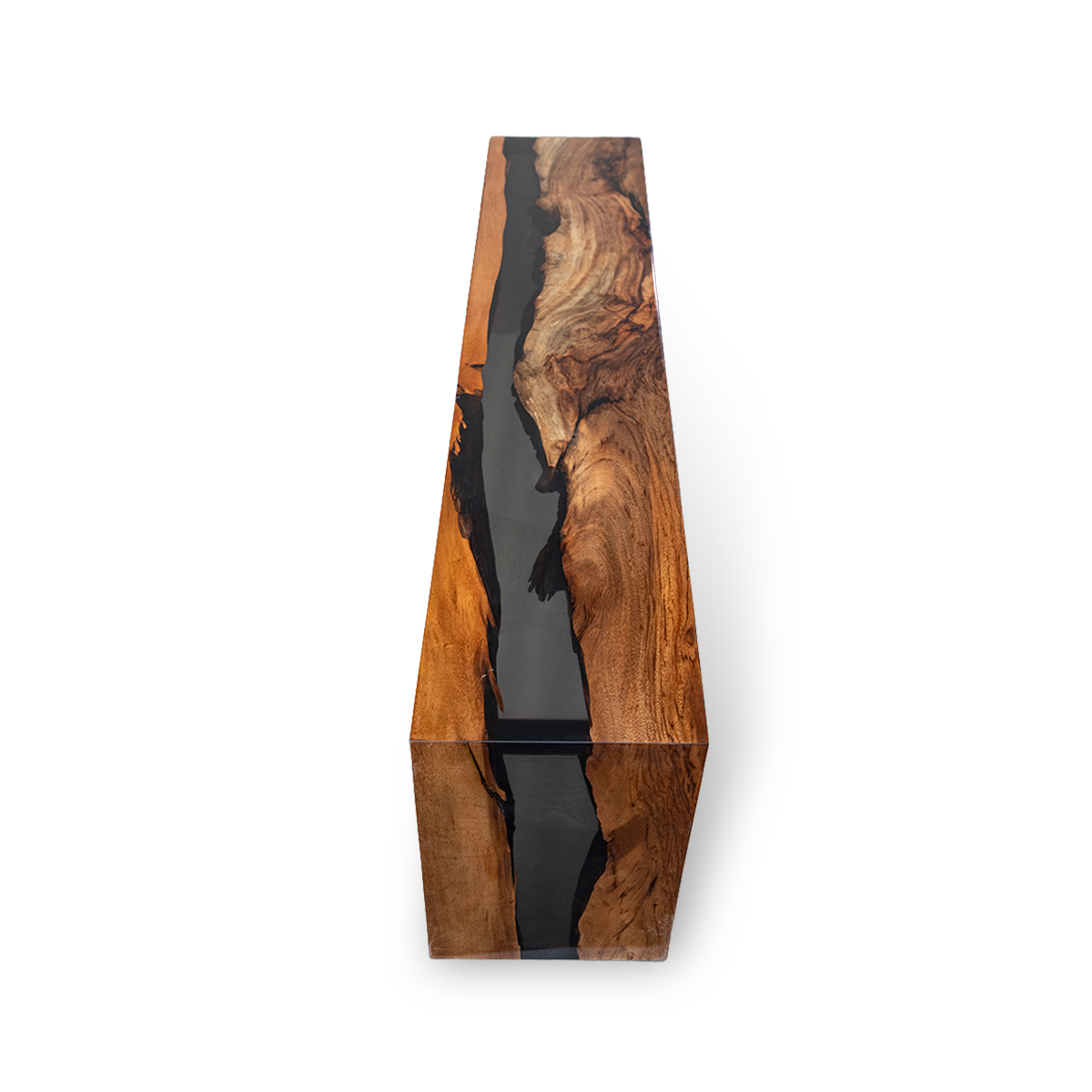 Black walnut wood bench