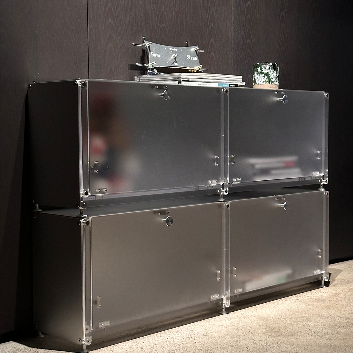 Modular Stackable Metal Cabinet System