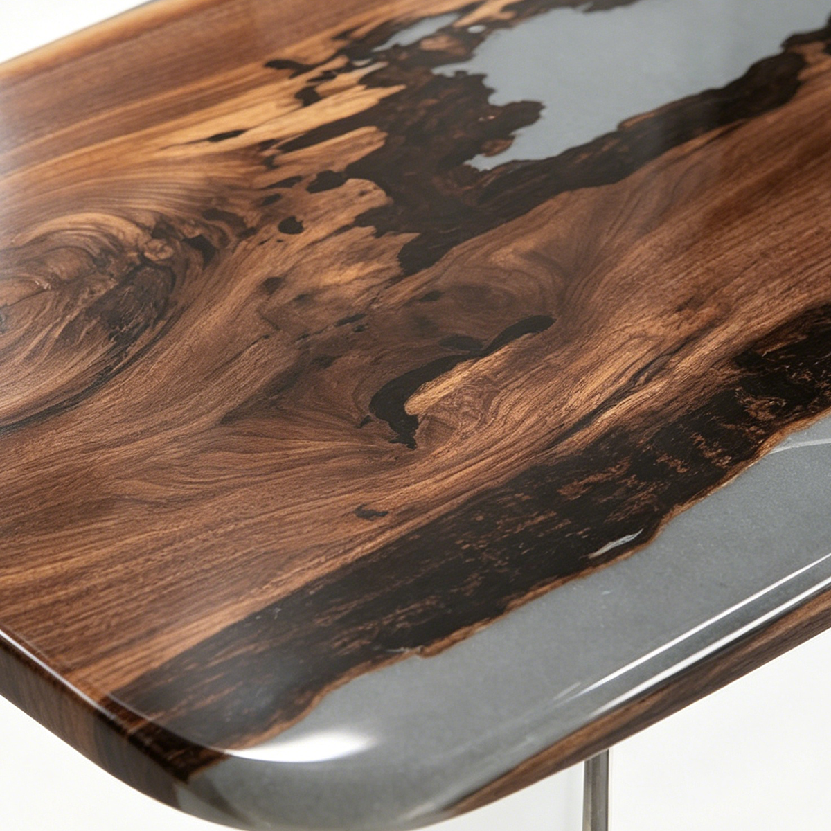 Black Walnut Wood Rectangle Conference table